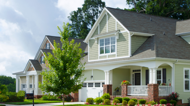 two story craftsman style home