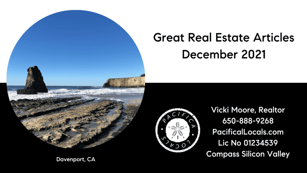 article title: Great Real Estate Articles December 2021 Image of Davenport Beach, Davenport, CA