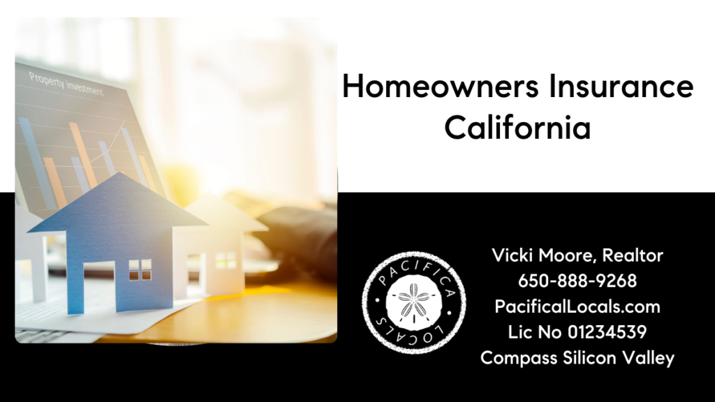 Article title: Homeowners Insurance in California. Image: stock type of photo of someone sitting at a desk.