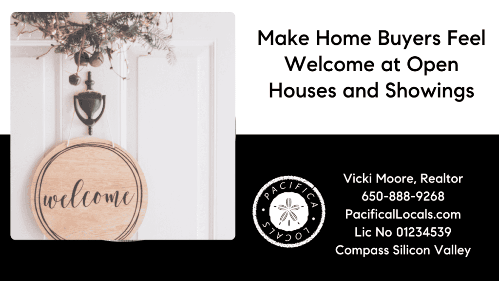 Article title: Make Home Buyers Feel Welcome at Open Houses and Showings Image: front door with welcome sign