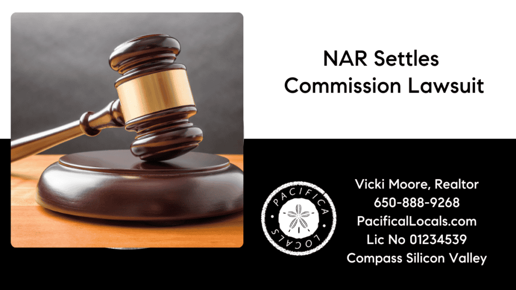 Article title: NAR Settles commission Lawsuit Image: court gavel