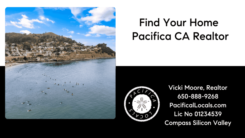 article title: Find Your Home with a Pacifica CA Realtor Image: Linda Mar State Beach